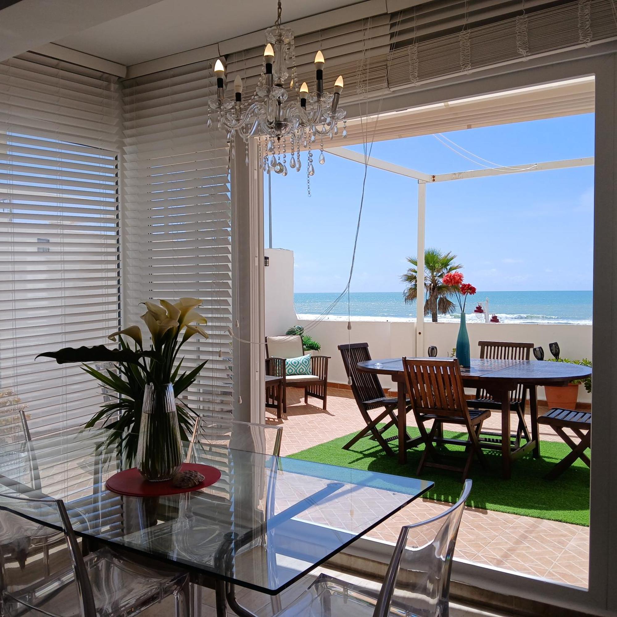Amazing Frontal Beach Apartment #Traveller'S Awards2023 كاديز المظهر الخارجي الصورة